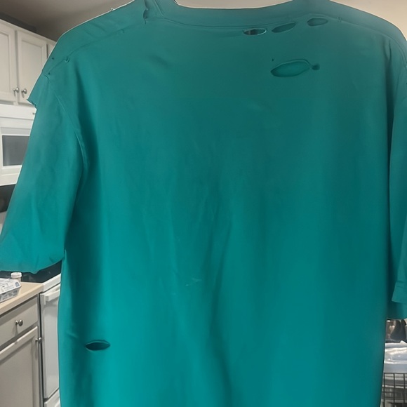 Balenciaga shirt with factory rips. Very rare shirt. Worn 2 times - Picture 4 of 5